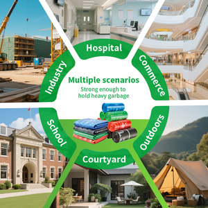 Nhiệm Vụ Nặng Nề Phân Hủy Sinh Học Vườn Thùng Rác Túi Lớn Dùng Một Lần Compostable Nhựa Túi Rác Cho Sân Chất Thải & Nhà Máy Cắt - Product Image 5