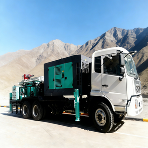 Équipement de <span class=keywords><strong>forage</strong></span> minier de 300 mètres de profondeur, machine de <span class=keywords><strong>forage</strong></span> de puits d'eau montée sur camion - Product Image 2