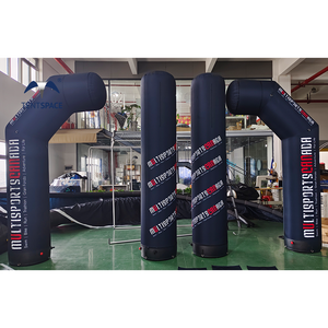 Vente directe d'usine bas prix hermétique gonflable demi-arche course étoile finition porte ligne publicité gonflable pour la course - Product Image 3