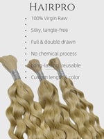 Ventes en gros de mèches de cheveux blonds naturels de qualité supérieure, 100% cuticules alignées, cheveux humains Remy, super double trame, vague bouclée, slaves