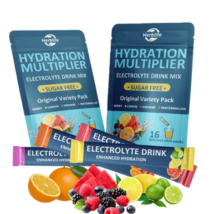 OEM Multiplificador de Hidratación, Mezcla de Bebida Electrolítica Sin Azúcar, Paquete Variado Original, Hidratación Mejorada, 16 Paquetes de Sabor Delicioso en Barra - Product Image 2