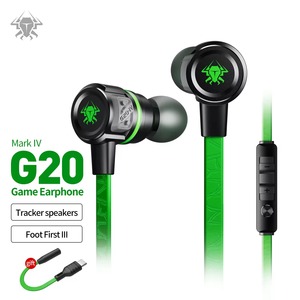 Plextone G20 Metal Bass Gaming Headphones 3.5mm Wired <b>Earphones</b> with TYPE-C <b>Adapter</b> Gaming Stereo <b>Earphone</b> with HD Microphone - Product Image 1