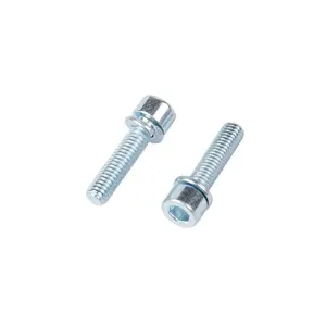 hexagon socket carbon steel zinc plated spring flat washer machine screw bolt point combination fastener for machine