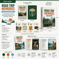 Cartes à Jouer Personnalisées avec Photos de Chiens pour Souvenirs de Voyages en Voiture, Livret Souvenir A5 en Option