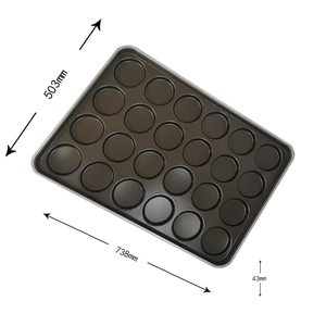 Nonstick <strong>Hamburger</strong> Pans Round <strong>Baking</strong> Tray Nonstick Buns Pans for <strong>Hamburger</strong> Buns - Product Image 6
