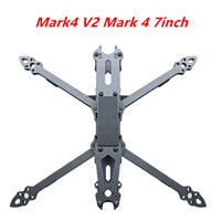 OEM MARK4 7 pouces V2 Châssis d'avion de course en fibre de carbone de type X HD FPV avec charge utile longue portée pour accessoires de drones Moule privé