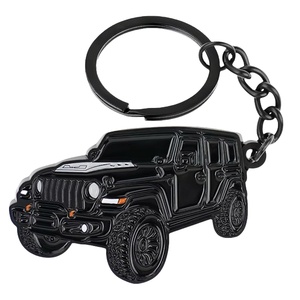 20 ans d'usine Cadeau de conducteur personnalisé Porte-clés en émail en forme de <span class=keywords><strong>voiture</strong></span> SUV pour homme - Product Image 1