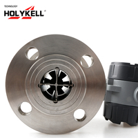 Medidor de Flujo de Combustible Diésel Digital de Alta Precisión Holykell OEM, Medidor de Flujo Hidráulico de Aceite para Turbinas