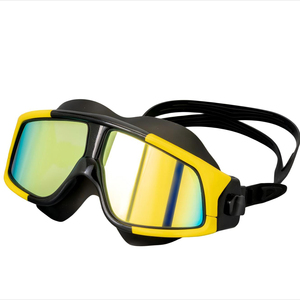 Lunettes de natation anti-buée, étanches, en silicone, pour hommes, pour la course, la piscine, avec grande monture, anti-éclaboussures - Product Image 5
