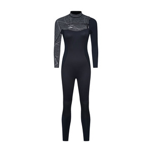 Traje de neopreno de primera calidad de 3/2Mm al por mayor, ropa de <span class=keywords><strong>Bodysurf</strong></span> con cremallera en el pecho para hombres y mujeres, traje de neopreno para surf a prueba de viento - Product Image 4