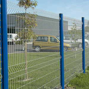 Valla Decorativa 3D para Jardín con Marco de Acero Galvanizado, Puerta de Alambre Soldado Ecológica y Duradera para Entrada de Vehículos - Product Image 1