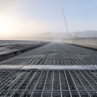 Malla de Alambre Soldada para Pavimento de Carreteras, Puentes e Infraestructura, Material de Construcción para Proyectos de Ingeniería Civil