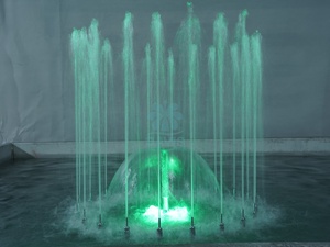 Đầy Đủ Thiết Lập Ngoài Trời Trang Trí Đài Phun Nước Tính Năng Hiện Đại Nhỏ Vòng Thép Không Gỉ Nhảy Múa Âm Nhạc Đài Phun Nước - Product Image 6