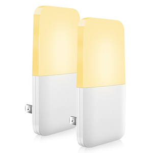 OEM Factory Square <b>Plug</b>-<b>in</b> LED Night <b>Light</b> with Dusk to Dawn Sensor, Low Power ABS Night Lamp, US EU UK AU JP <b>Plug</b> - Product Image 1