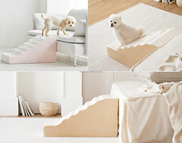 Wellenförmige rutsch feste Haustier treppe für kleine bis mittlere Hunde Hunde rampe für Bett & Couch Hochhaus-Haustier treppen Bett & Zubehör