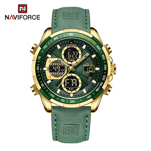 นาฬิกาข้อมือผู้ชาย <span class=keywords><strong>NAVIFORCE</strong></span> รุ่น NF9197L สไตล์สปอร์ตหรูหรา สายหนังแท้ ระบบควอตซ์ กันน้ำ ตัวเรือนโลหะผสม ดีไซน์ทันสมัย - Product Image 4
