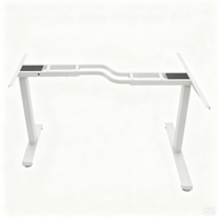 Table de bureau électrique à hauteur réglable à prix avantageux, avec cadre vertical élévateur, ergonomique et à mémoire de forme
