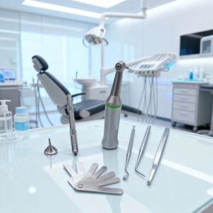 Interproximal Enamel Reduction Kit - Polishing Handpiece Diamond Strips Polishing Strips Measuring Gauge - Product Image 5