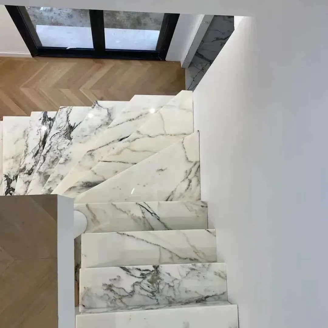 Branco mármore Carrara lajes pedra escadas pisos grandes telhas laje