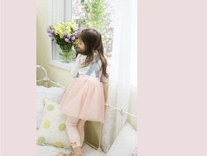 Vente en gros de t-shirts en coton à manches longues et dentelle, unis, avec ensembles de robes pour filles, provenant d'un fournisseur chinois - Product Image 3