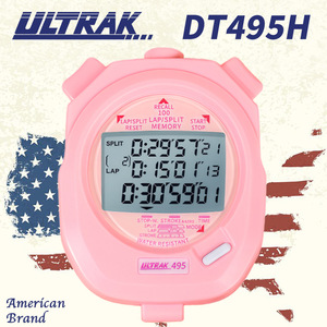 Cronómetro Digital ULTRAK DT495H, Memoria para 100 Vueltas, Pantalla de 3 Filas, Temporizador Electrónico, Cronógrafo Deportivo Profesional para Atletismo - Product Image 1