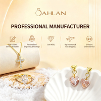 OAHLAN Edle 14K Vergoldete 1.25CT 925 Sterlingsilber Romantische Brautring-Sets für Damen mit Zirkonia im Brillantschliff – Verlobungs- und Eheringe