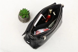 Sac à bandoulière à rabat pour femme, sac à bandoulière en cuir véritable tendance pour femme, sac messager en cuir - Product Image 4