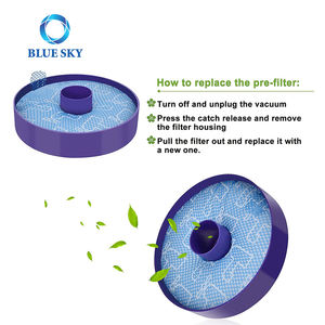 Wasbare En Herbruikbare Stofzuiger Pre-Motor Filter Voor Dys Dc33 Vervangen Onderdeel #919563-01 - Product Image 2