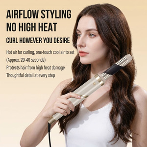 Sèche-cheveux multifonction 9-en-1, brosse ionique, styler <span class=keywords><strong>à</strong></span> air professionnel, fer <span class=keywords><strong>à</strong></span> boucler rotatif pour tous types de cheveux - Product Image 3
