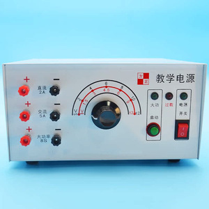 Alimentation électrique pour l'enseignement du collège J04004 /12V/2A, équipement d'expérimentation physique à tension régulée pour le collège - Product Image 3