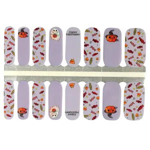 Nail Nail Wholesale 100% Real Fullcover Art Nail Stickers Wraps Nail Polish Stickers