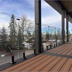 适用于住宅露台、阳台和楼梯项目的现代管状玻璃护栏系统 - Product Image 6