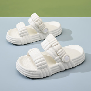 Guru Women's <b>Platform</b> <b>Sandals</b> White EVA Wide Strap Summer Outdoor Wear Height Increasing Non Slip Breathable <b>Wedges</b> <b>Sandals</b> - Product Image 1