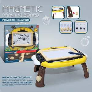 Pizarra Magnética con Forma de Mariquita, Juguete Educativo con Bolígrafo y Sellos para Niños, Borrable, para Dibujar y Practicar Arte - Product Image 2