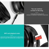 Harga Grosir Headphone Lipat Nirkabel B39 dengan LED Bercahaya dan Dukungan Kartu TF untuk Olahraga dan Game, Earset Bluetooth Nirkabel