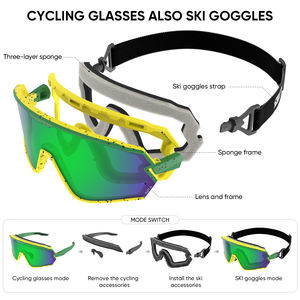 Grosir kacamata hitam bersepeda terpolarisasi, kacamata hitam olahraga modis kustom - Product Image 2