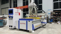Routeur CNC multi-usages 1328 avec commande NC Studio/Syntec, moteur de broche 6 kW/pompe/PLC, nouvelle machine pour le travail du bois