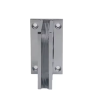 Hydrorelax Villa Charnières de porte de douche murales modernes en acier inoxydable à simple/double action, résistantes à la rouille, garantie 3 ans