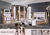 Ensemble de chambre à coucher de style moderne et luxueux, design tendance, en MDF, pour la maison, grand ensemble de chambre à coucher