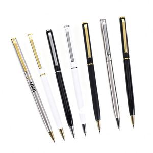 Nouveau 2025 – Stylo bille publicitaire en métal fin de qualité supérieure, idéal pour les cadeaux d'entreprise et la promotion, personnalisable avec votre logo - Product Image 1