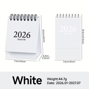 ปฏิทินตั้งโต๊ะขนาดเล็กแบบพิมพ์ลายแฟชั่นตามสั่ง X418 2026 ราคาถูก ขายส่ง พร้อมรูปภาพ - Product Image 3
