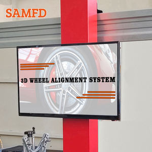 Aligneur à quatre roues SAMFD Automotive 3D utilisé pour la mesure et le réglage de l'équilibre de l'alignement des quatre roues de la <span class=keywords><strong>voiture</strong></span> de magasin de pneus - Product Image 4