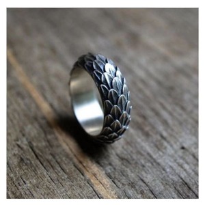 Cincin pasangan Hip Hop baja Titanium, perhiasan cincin <span class=keywords><strong>Punk</strong></span> Vintage Chunky, cincin pasangan, baja Titanium, <span class=keywords><strong>Retro</strong></span> pribadi - Product Image 2