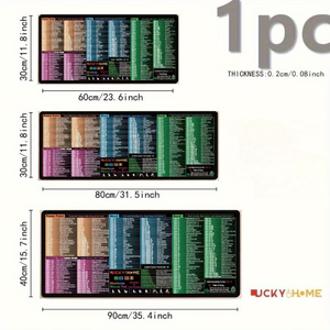 Tapis de souris extra-large pour bureau avec raccourcis <span class=keywords><strong>Excel</strong></span>/Word/<span class=keywords><strong>PowerPoint</strong></span>/Windows, tapis de jeu antidérapant - Product Image 3