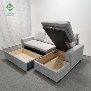 Salon Canapé-lit avec rangement pour le Canada <span class=keywords><strong>Tiroir</strong></span> design couleur blanche Canapé sectionnel canapé - Product Image 3