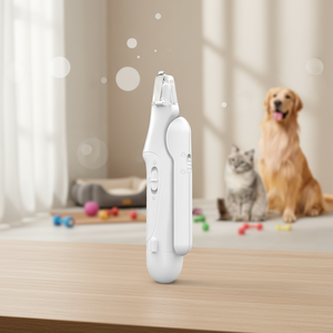 יצרן סיטונאי מוצרי Mascota מגן 2 ב-1 קוצץ ציפורניים ומסיר ציפורניים בטוח עם תאורת LED לחיות מחמד (חתולים וכלבים) חיישן מהיר - Product Image 1