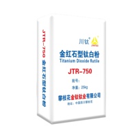Dioxyde de titane (TiO2) de qualité industrielle JTR-740, pigment rutile, pureté 99 %, poudre blanche, revêtement durable pour le caoutchouc