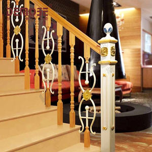 Reja <span class=keywords><strong>de</strong></span> Hierro Forjado Moderna, Enrejado, Barandilla <span class=keywords><strong>de</strong></span> Hierro Ornamental <span class=keywords><strong>Española</strong></span>, Escaleras, Hotel, Apartamento, Instalación DIY, Acero al Carbono - Product Image 2