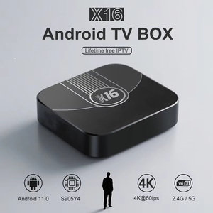 Hot siêu streaming phương tiện truyền thông Máy nghe nhạc m3u miễn phí X16 siêu Hộp 4 + 32GB <span class=keywords><strong>vsee</strong></span> hộp Amlogic s905y4 wifi6 8K thông minh <span class=keywords><strong>Android</strong></span> TV <span class=keywords><strong>Box</strong></span> - Product Image 3