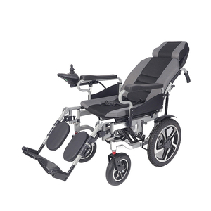 <span class=keywords><strong>Fauteuil</strong></span> <span class=keywords><strong>roulant</strong></span> électrique léger <span class=keywords><strong>pliable</strong></span> avec la conception portative en acier de dossier confortable - Product Image 3